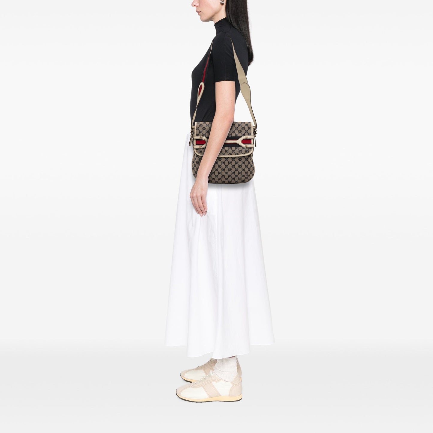 Gucci GG Canvas Web Crossbody