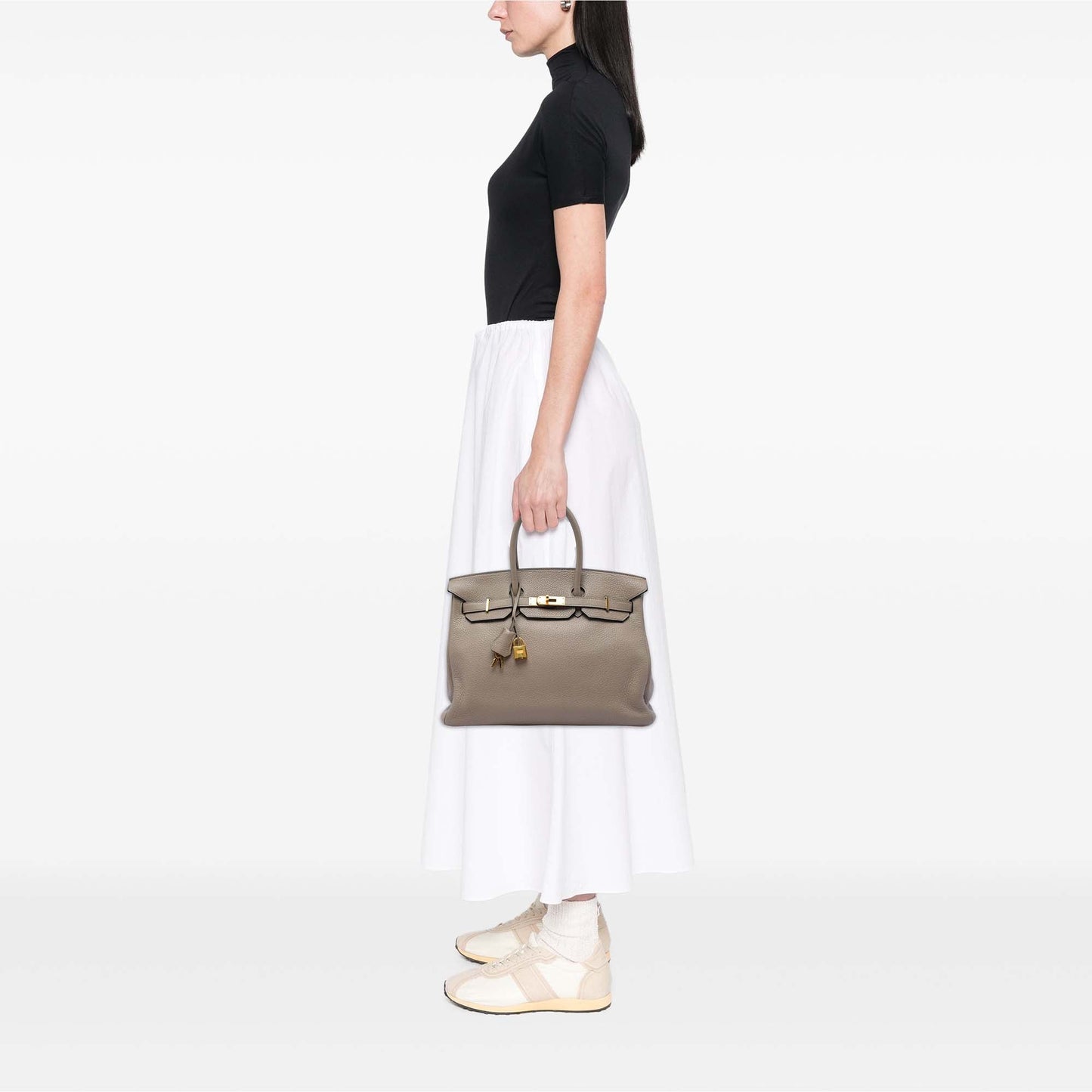 Hermès Clemence Birkin Retourne 35