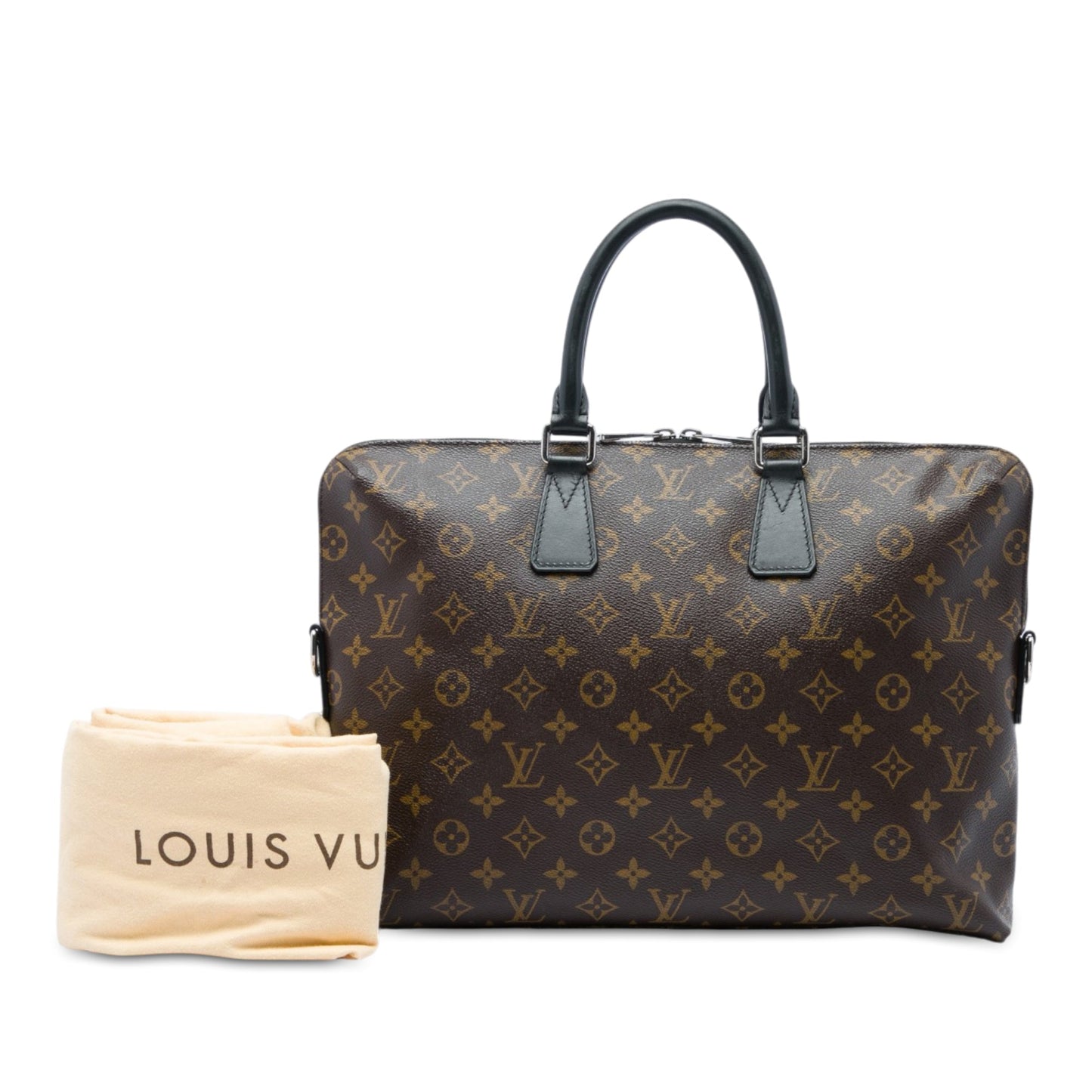 Louis Vuitton Monogram Macassar Porte Documents Jour