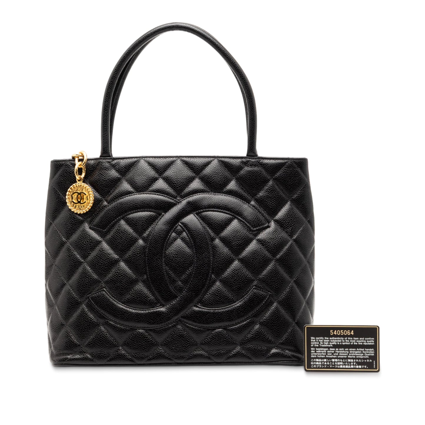 Chanel Caviar Medallion Tote