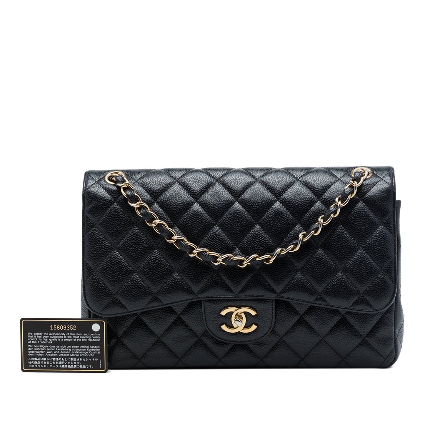 Chanel Jumbo Classic Caviar Double Flap