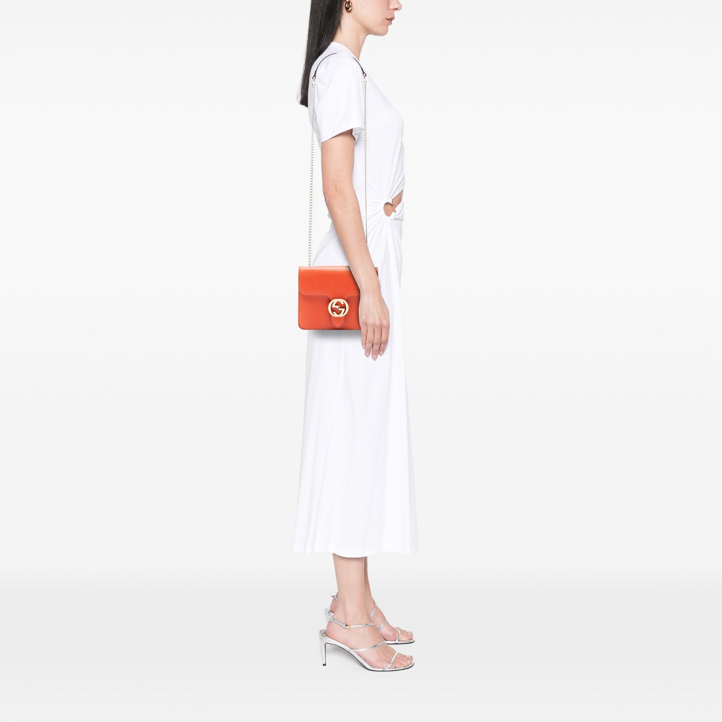 Gucci Small Dollar Calfskin Interlocking G Crossbody