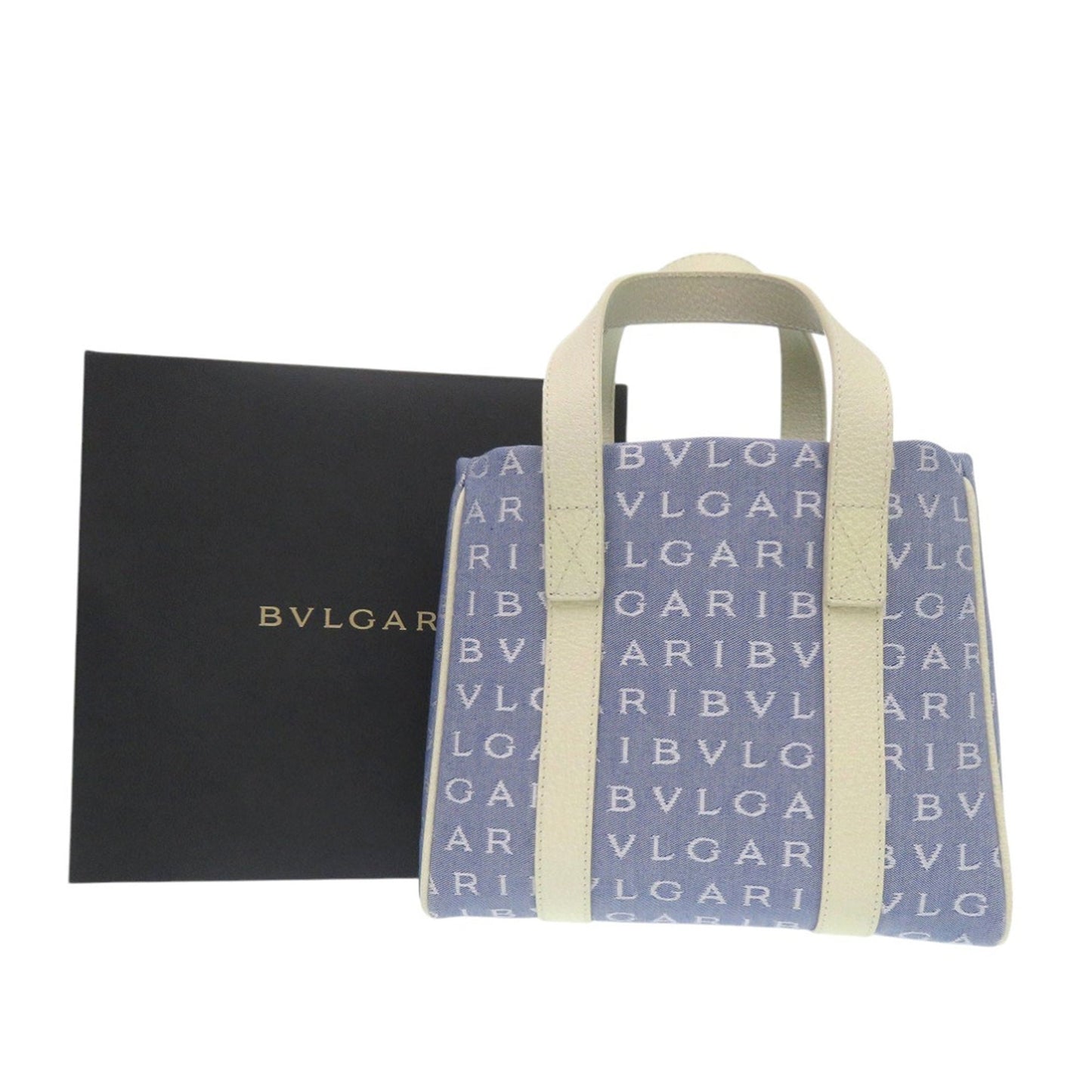 Bvlgari Mini Denim Logomania Tote
