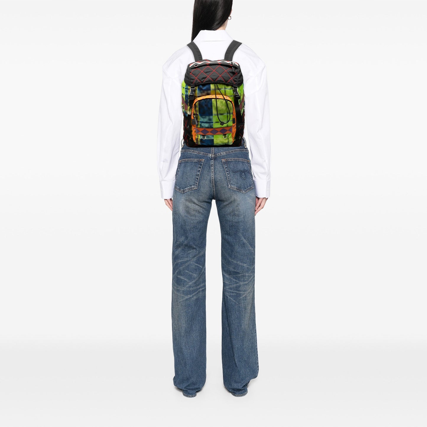 Prada Tessuto Patch Backpack