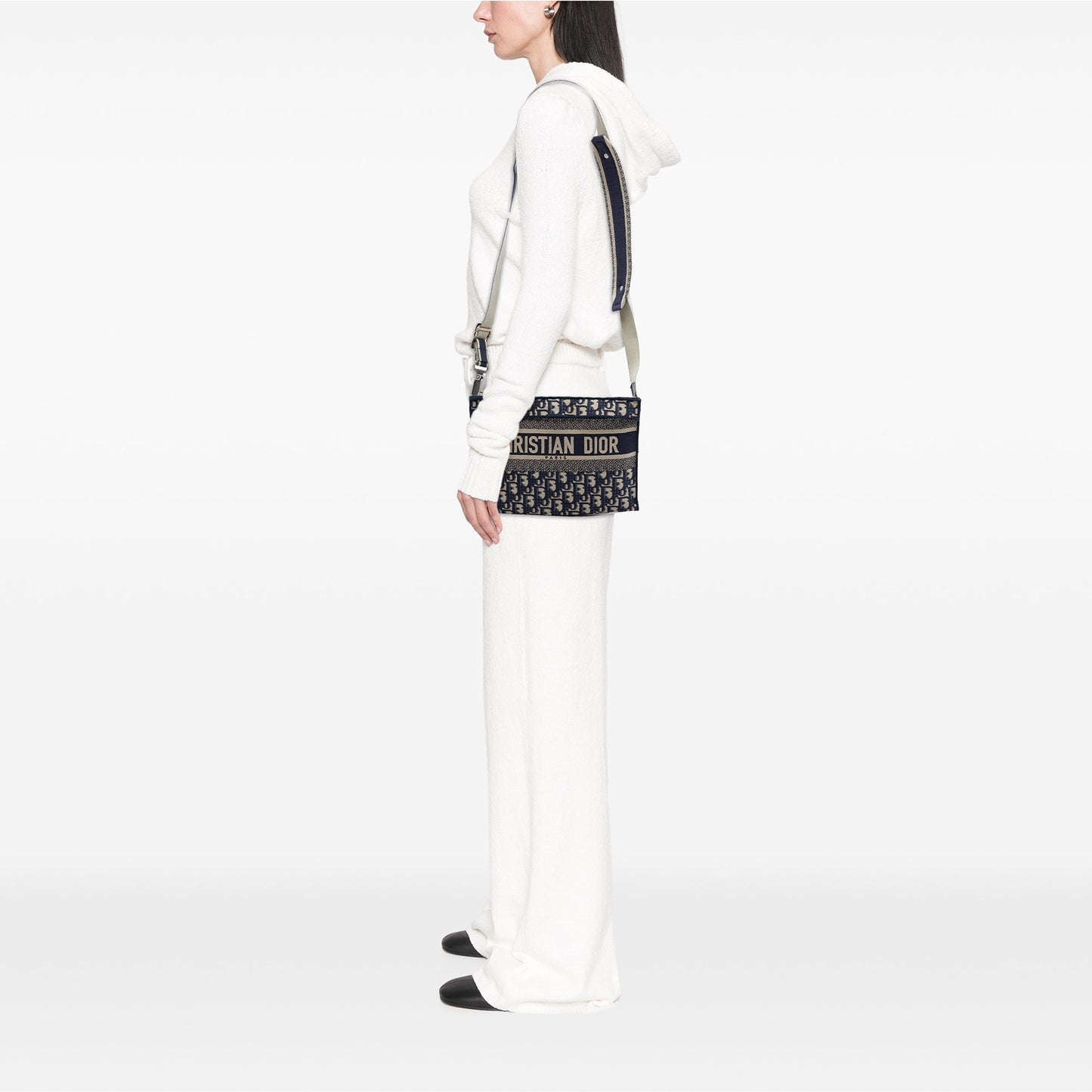 Dior Oblique Canvas Flat Crossbody