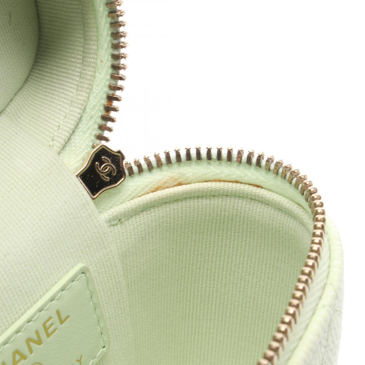 Chanel Small CC Quilted Caviar Vanity Case