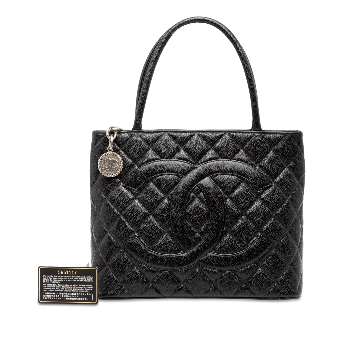 Chanel Caviar Medallion Tote