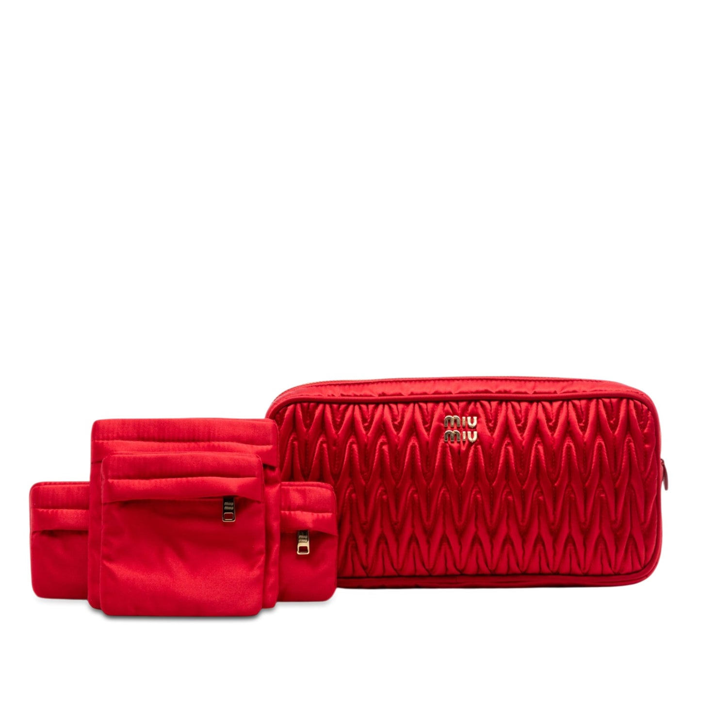 Miu Miu Nappa Matelasse Clutch