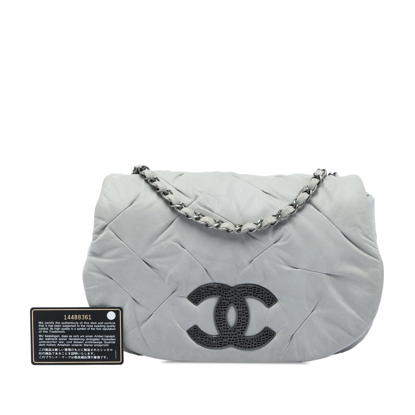 Chanel Iridescent Calfskin East Glint Flap
