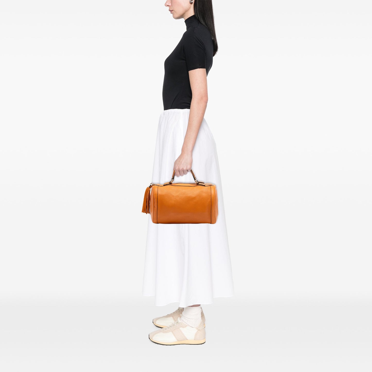 Gucci Medium Pebbled Calfskin Soho Boston Bag