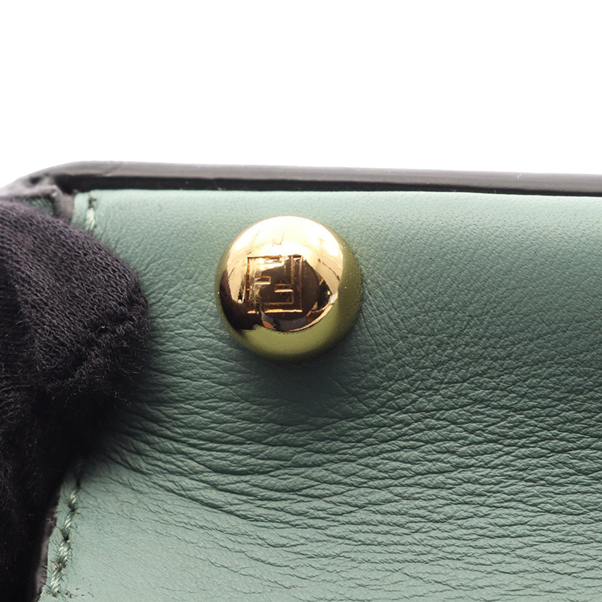 Fendi Small Calfskin Selleria Peekaboo ISeeU Satchel — Green