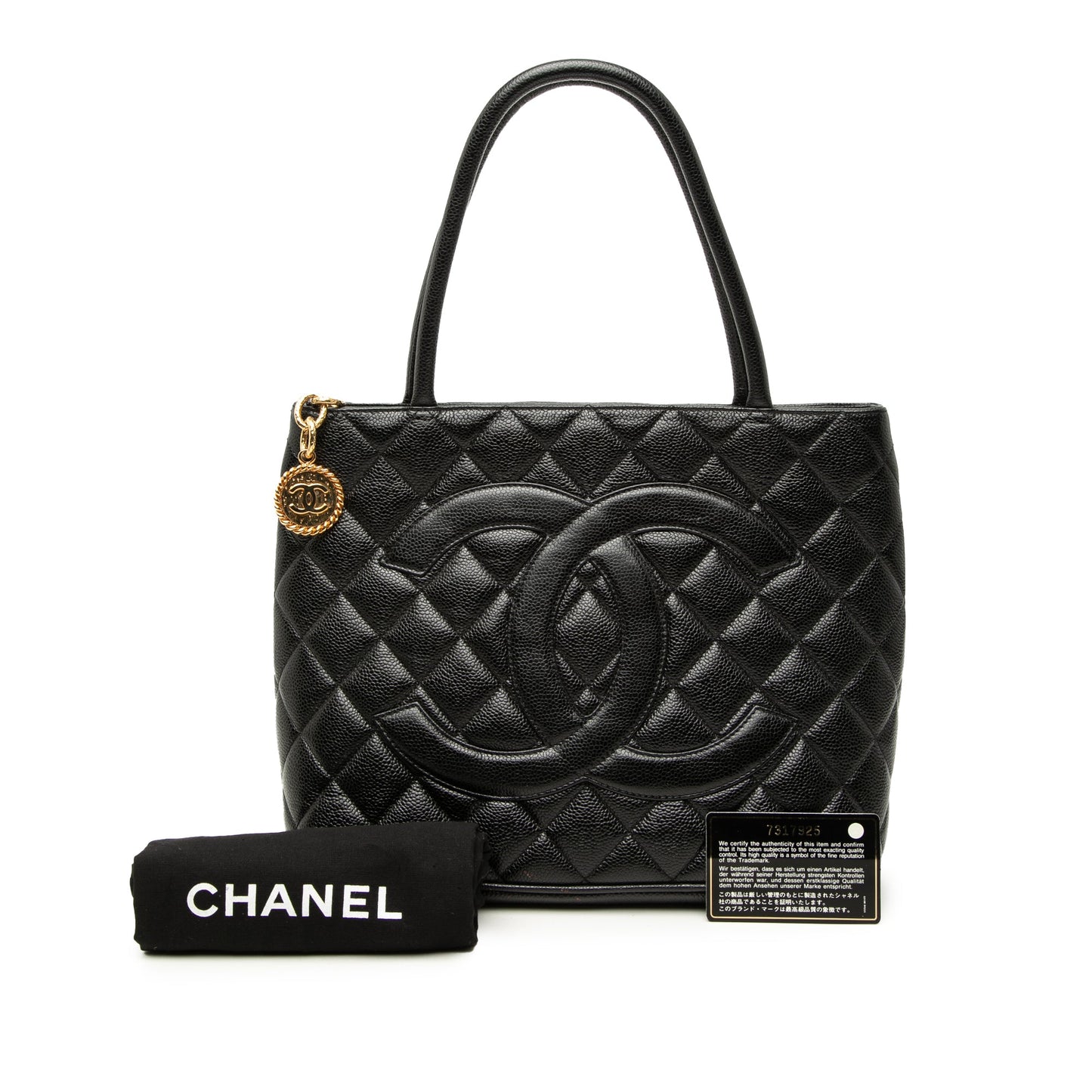 Chanel Caviar Medallion Tote
