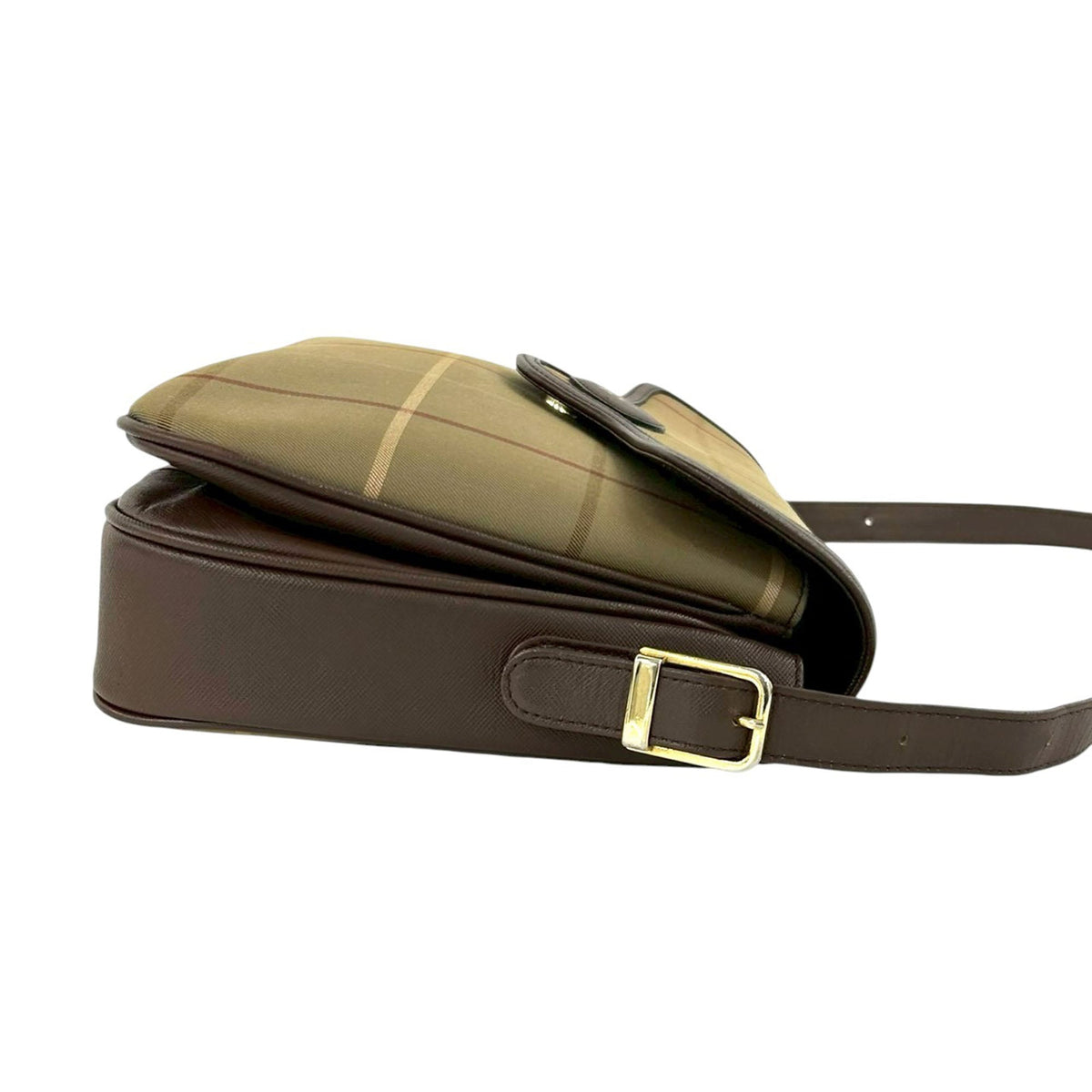 Burberry Vintage Check Canvas Crossbody