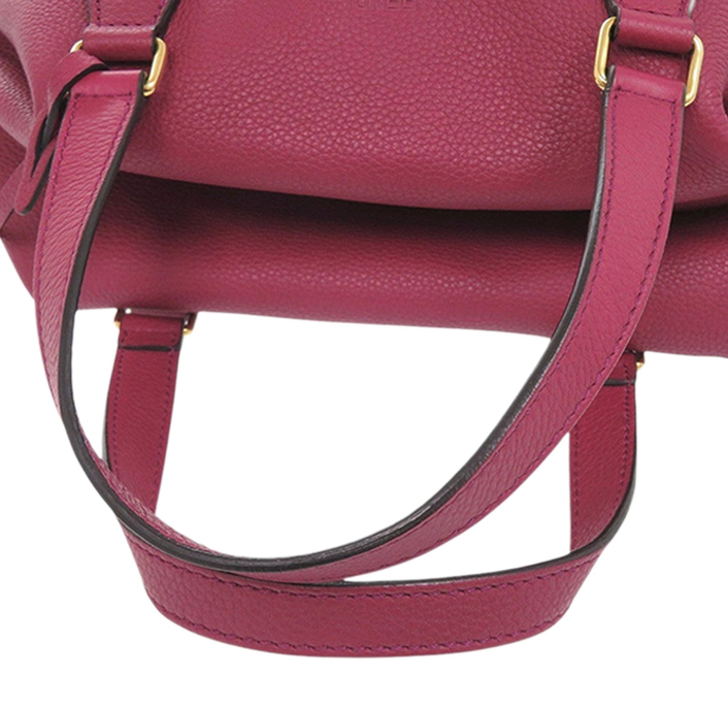 Fendi Small Leather Double Handle Tote