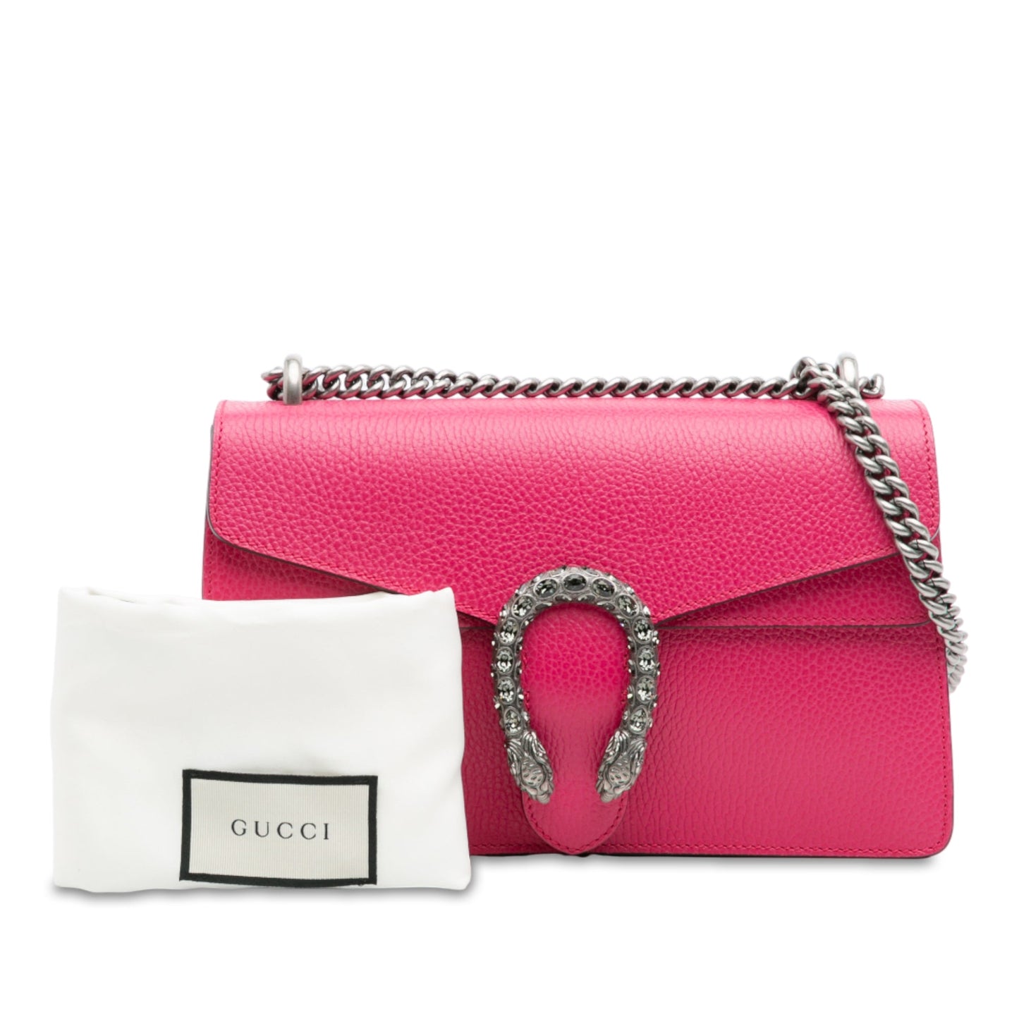 Gucci Small Leather Dionysus Shoulder Bag