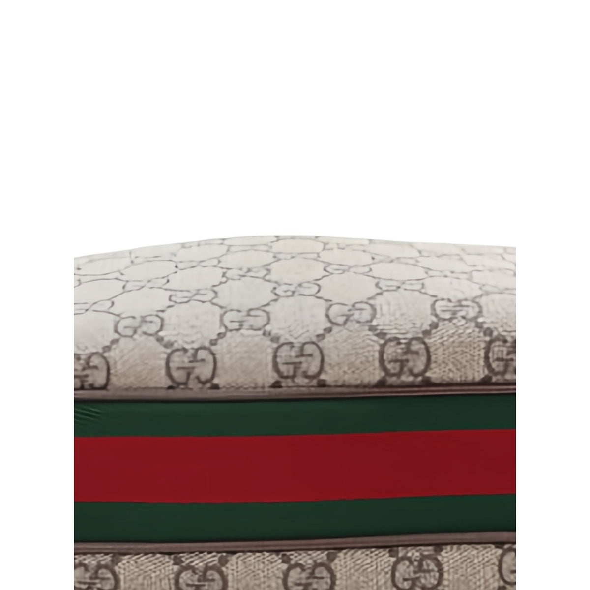 Gucci Medium GG Supreme Web Attache Crossbody — Beige