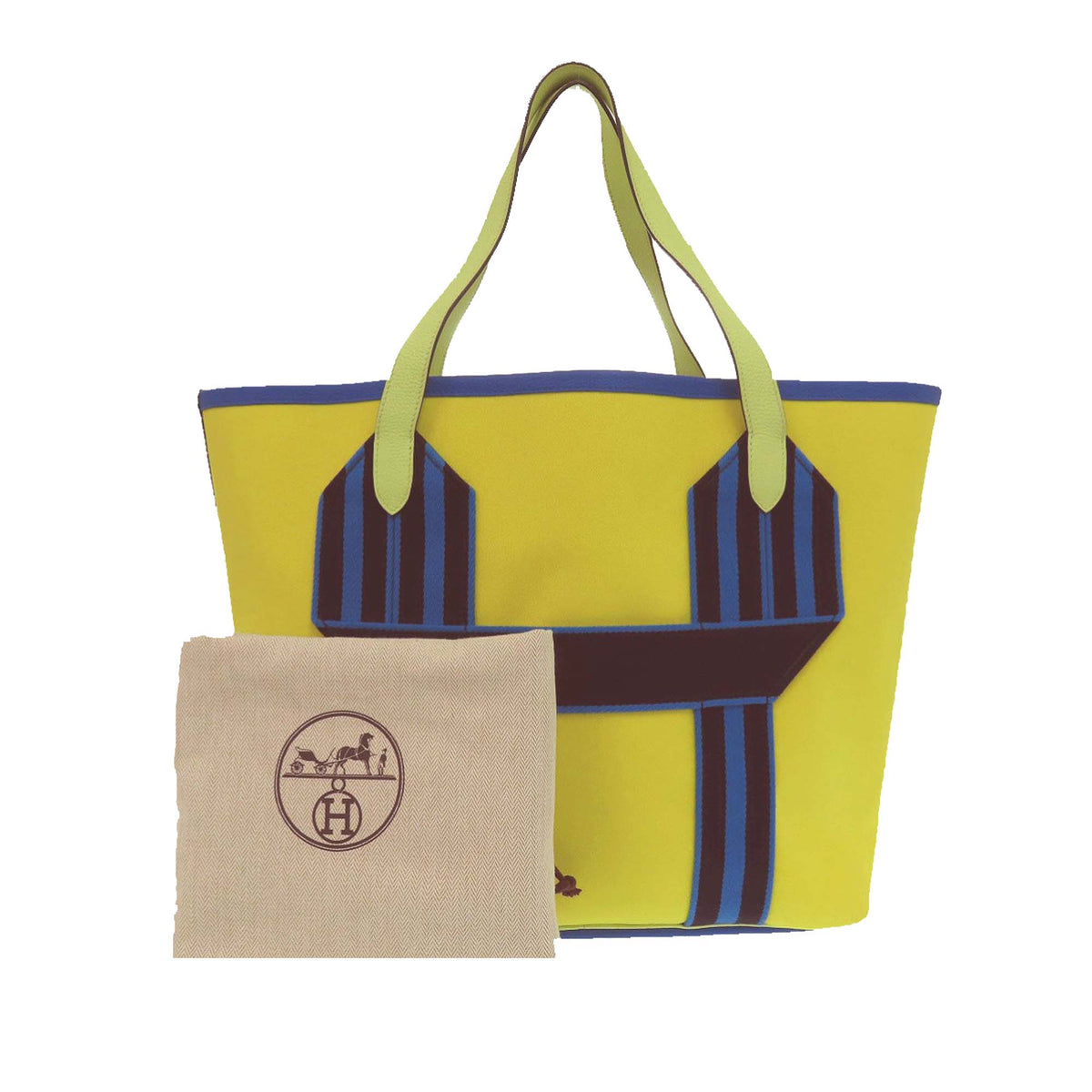 Hermès Toile and Clemence Pursangle Tote