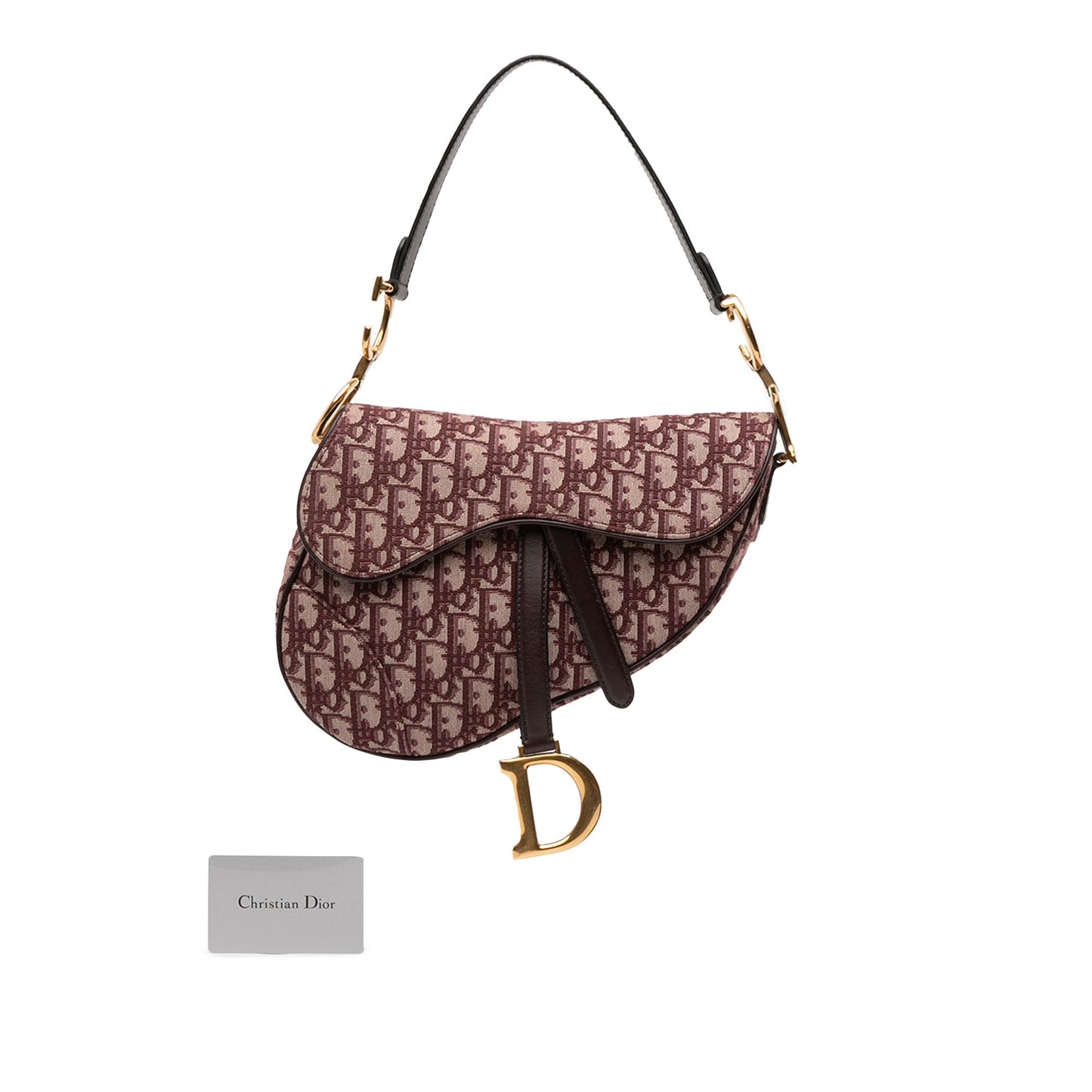 Dior Oblique Canvas Saddle Bag