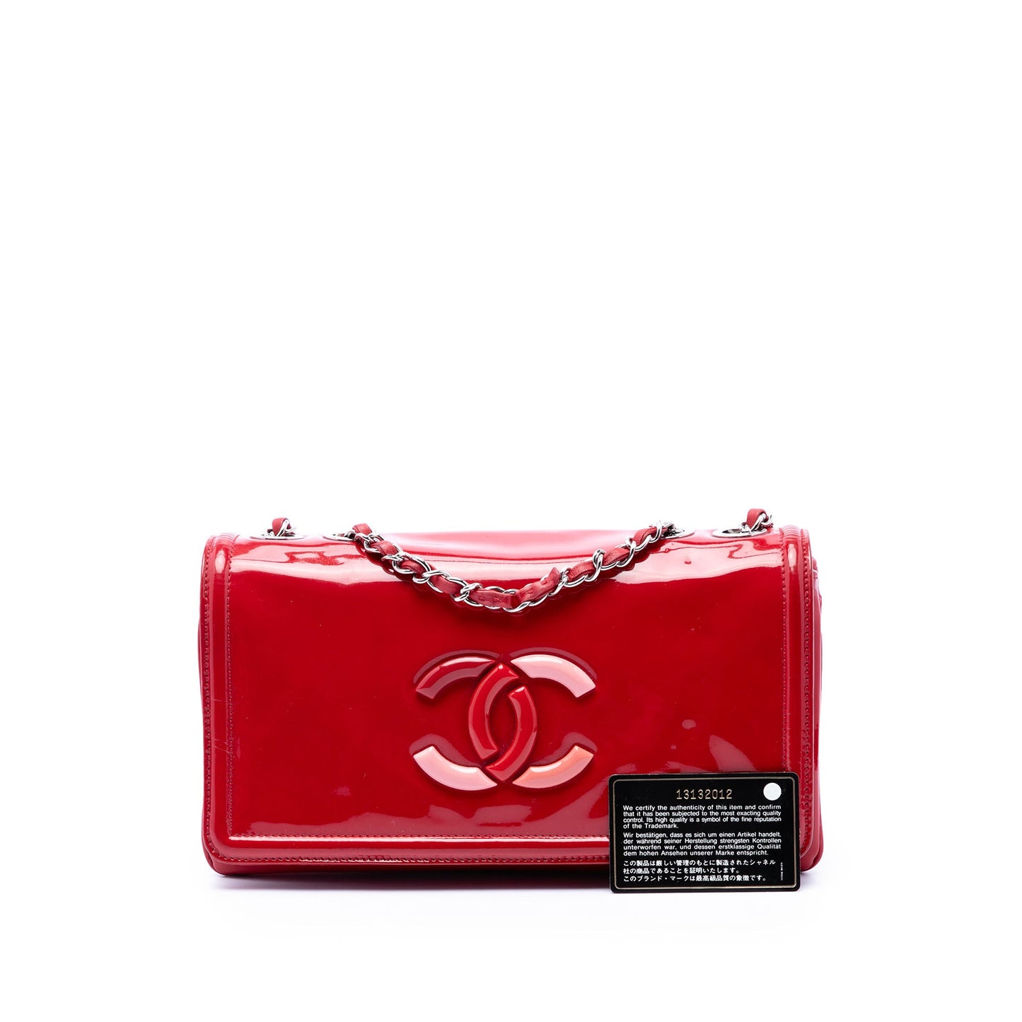 Chanel CC Patent Lipstick Ligne Flap