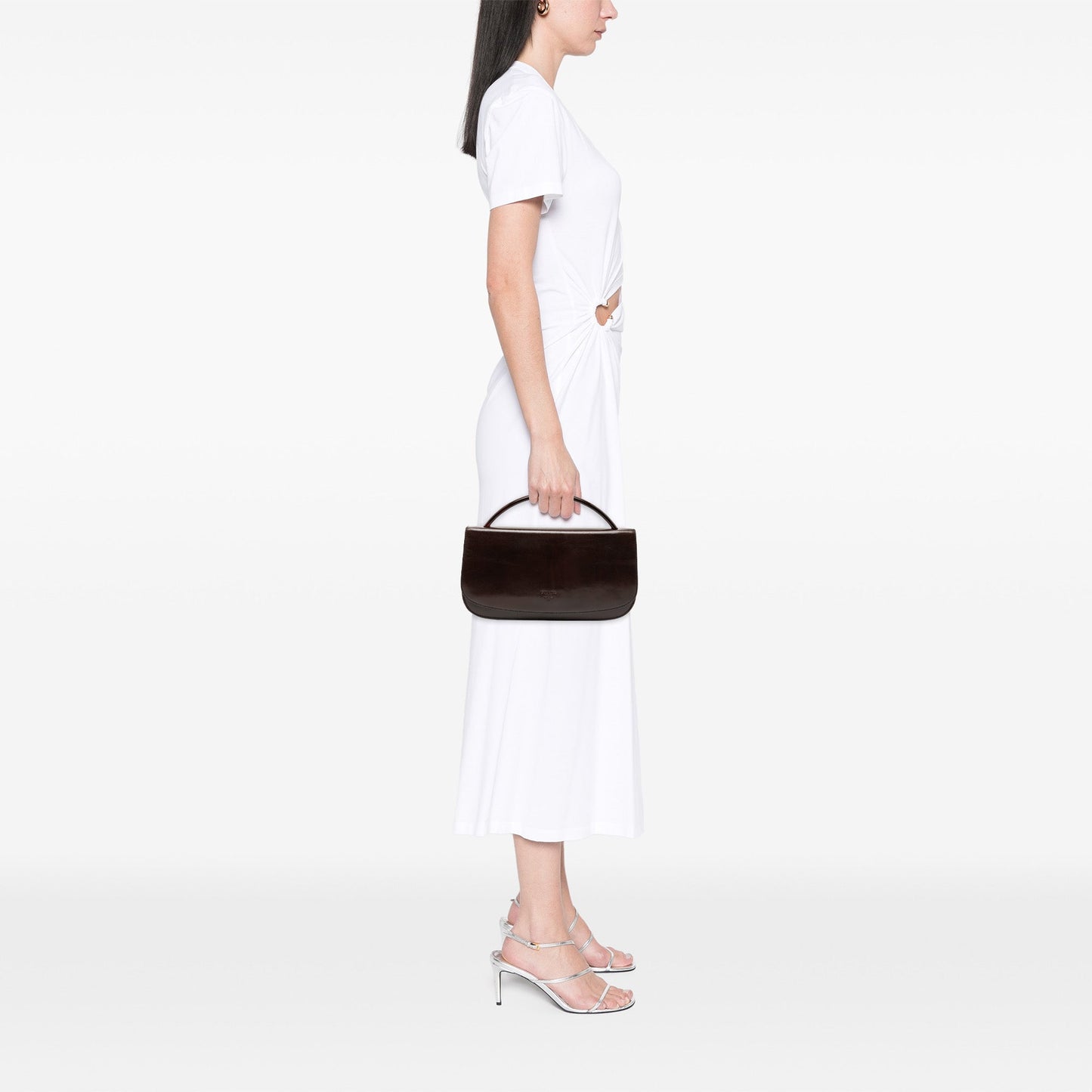 Prada Spazzolato Acrylic Top Handle Bag