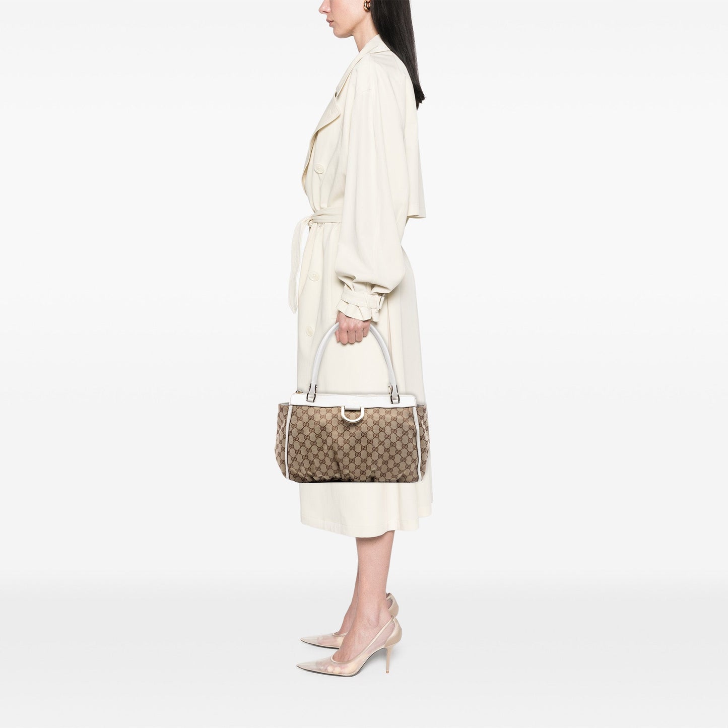 Gucci GG Canvas Abbey D Ring Tote