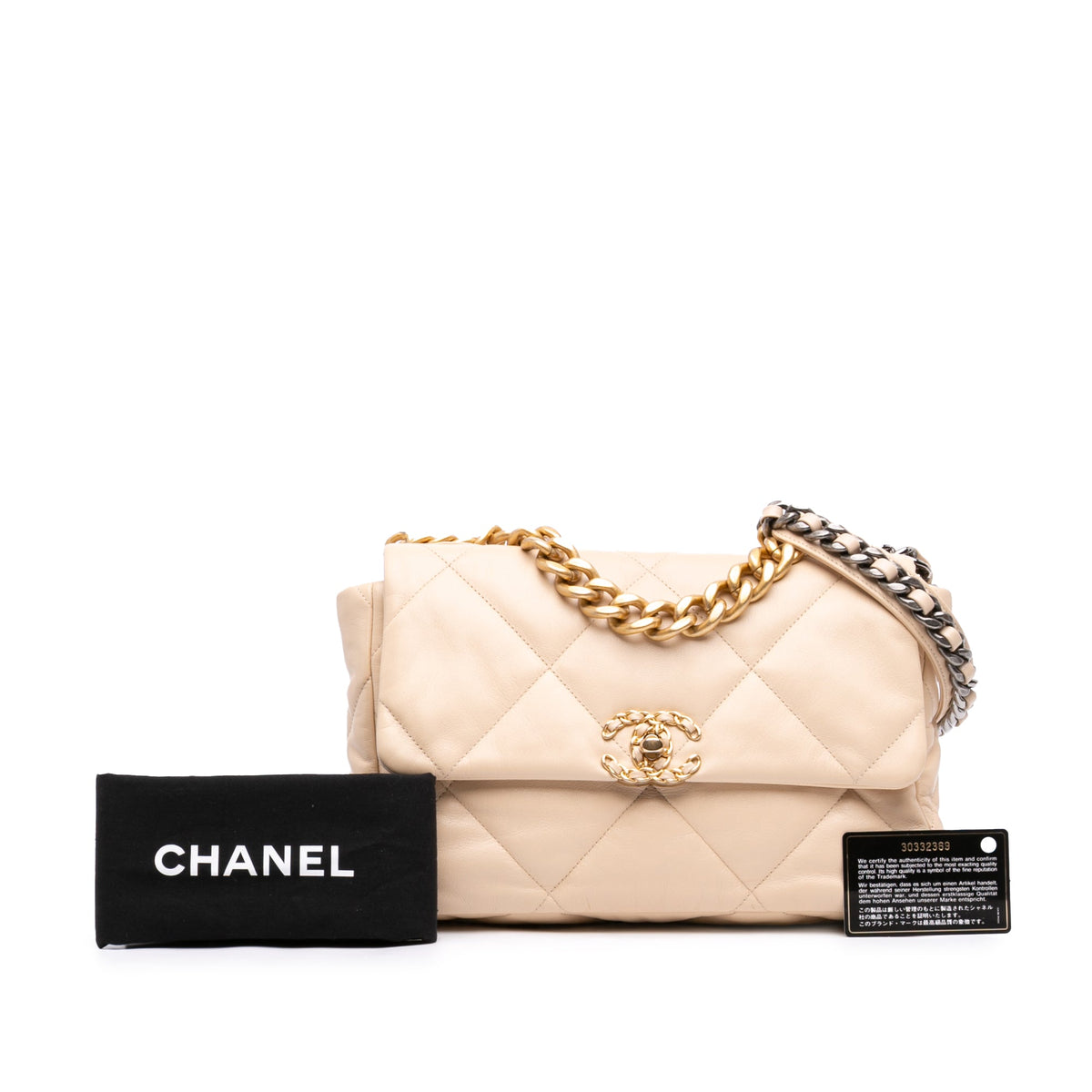 Chanel Large Lambskin 19 Flap