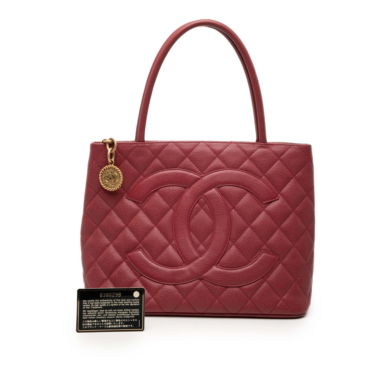 Chanel Caviar Medallion Tote