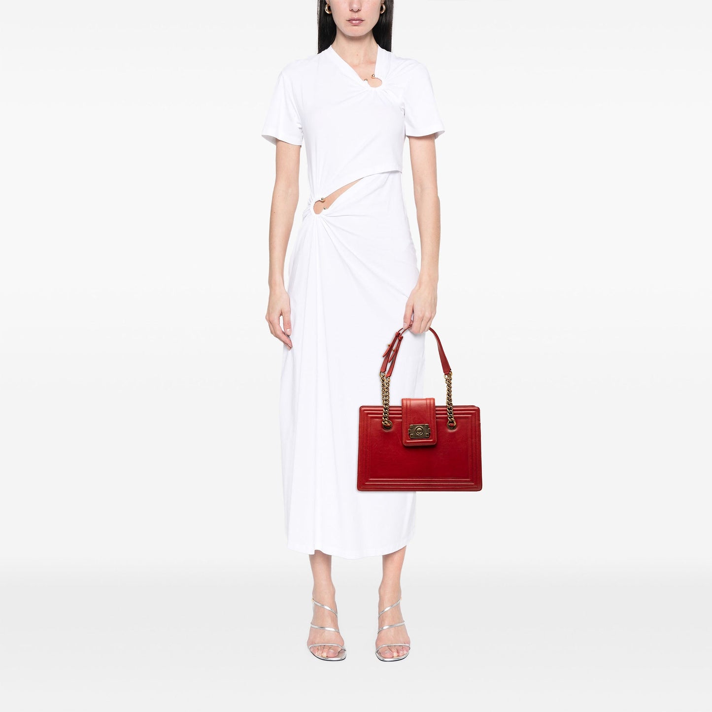 Small Calfskin Boy Jetsetter Shopping Tote