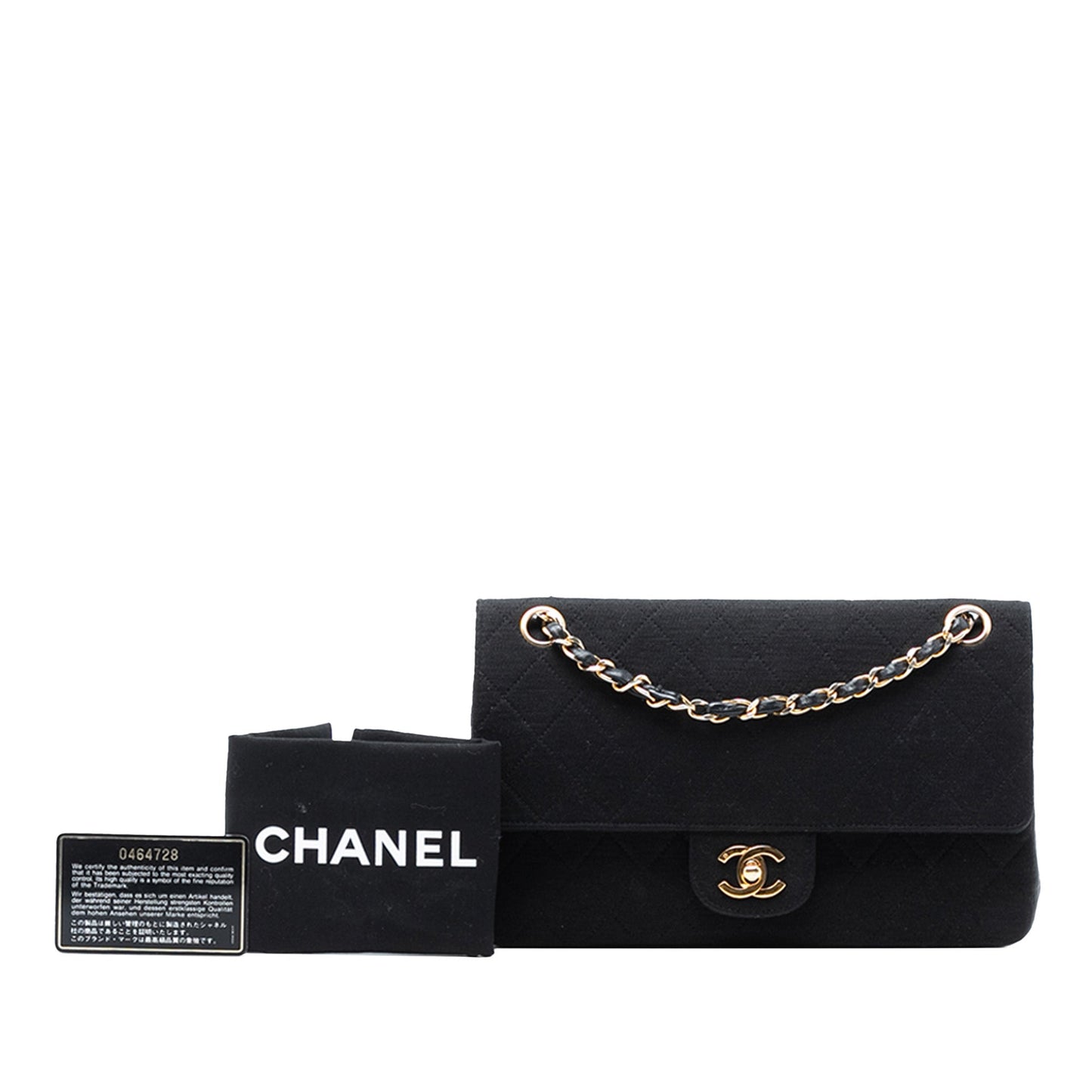 Chanel Medium Classic Jersey Double Flap