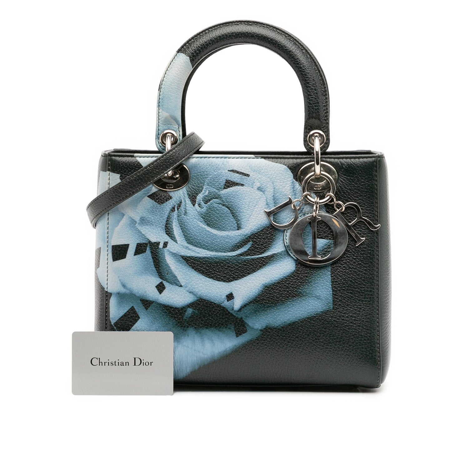 Dior Medium Deerskin Floral Print Lady Dior