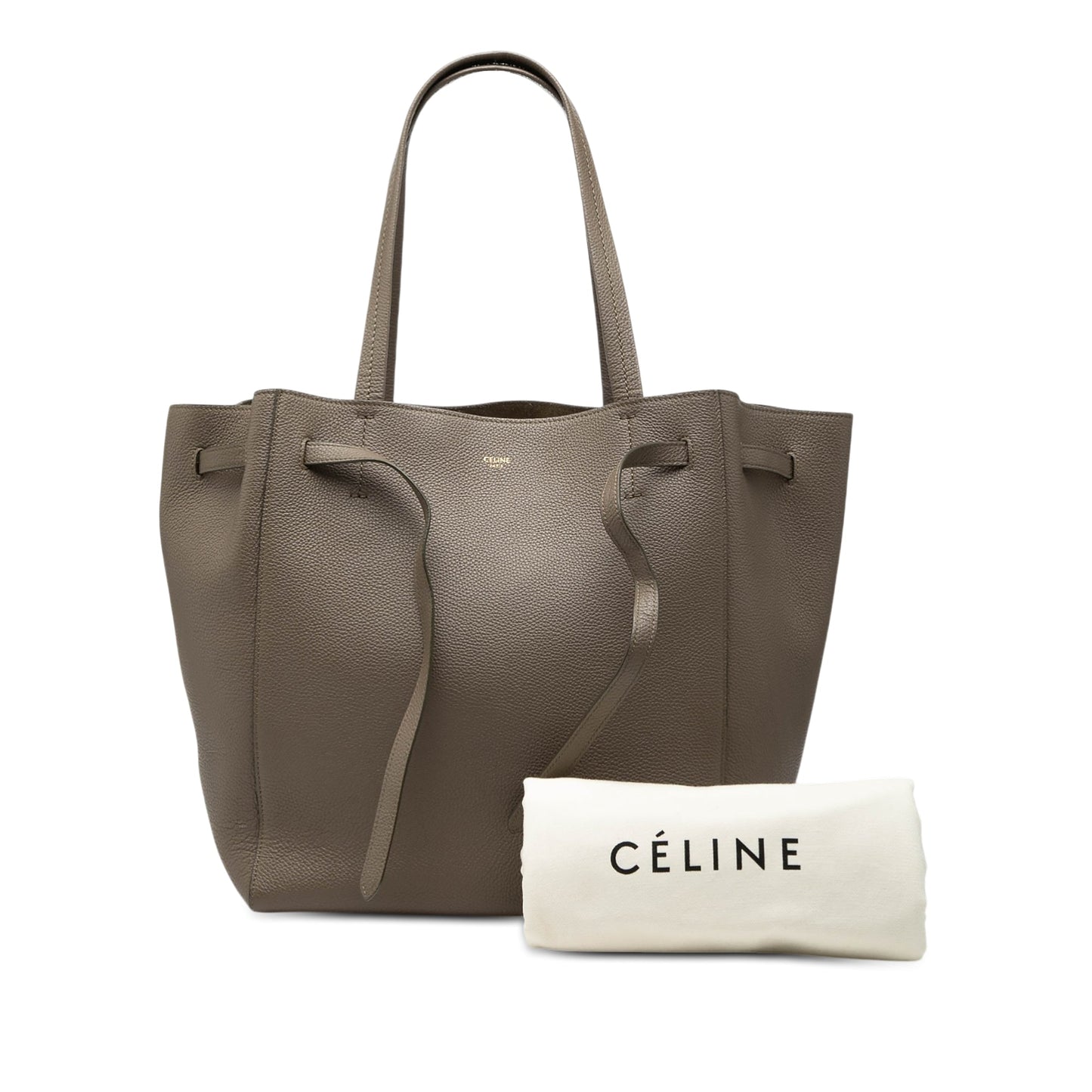 Celine Small Grained Calfskin Phantom Cabas Tote