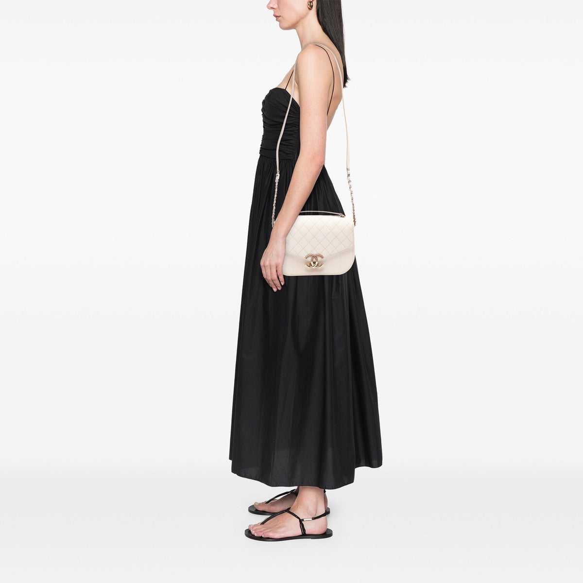 Chanel Medium Caviar Paris Cuba Thread Around Flap — Brown