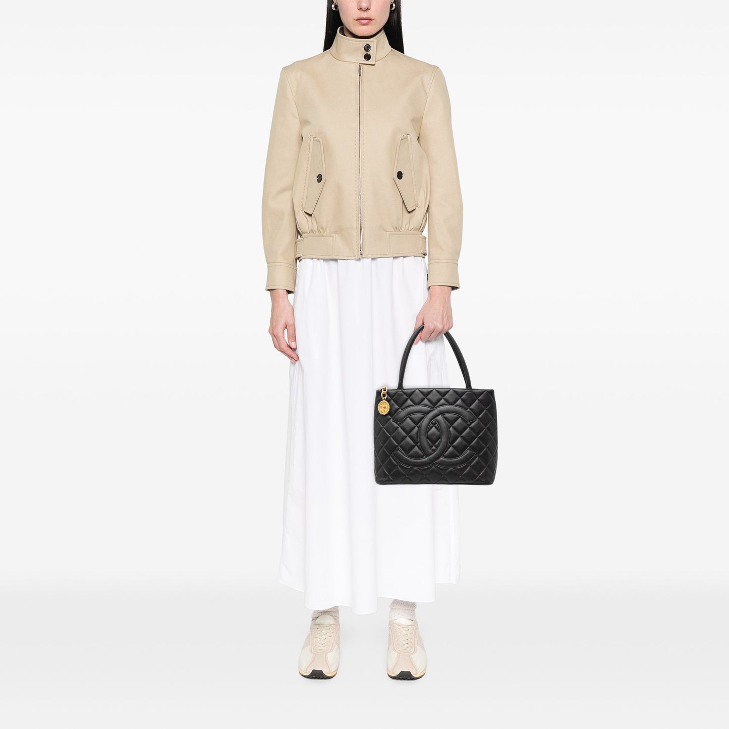 Chanel Caviar Medallion Tote