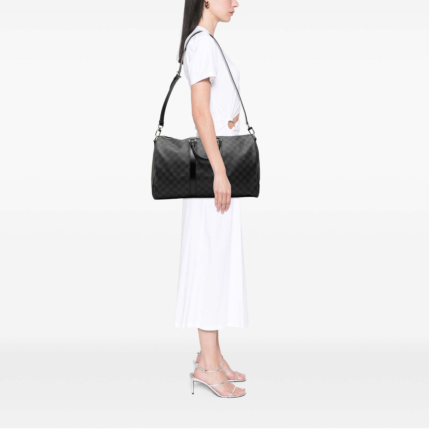 Louis Vuitton Damier Graphite Keepall Bandouliere 45
