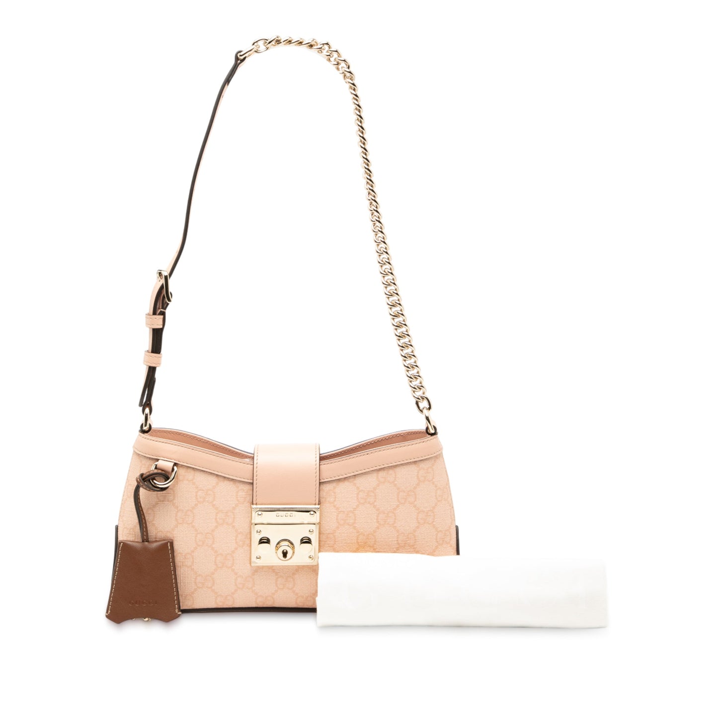 Gucci Small GG Supreme Padlock Shoulder Bag