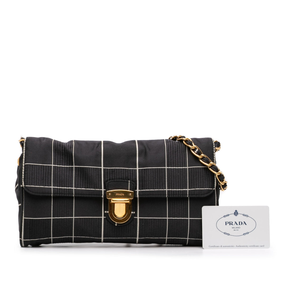 Prada Tessuto Chain Crossbody