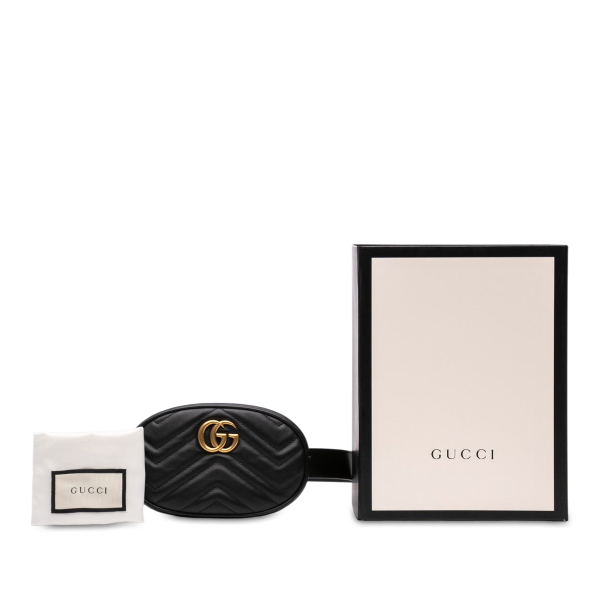Gucci GG Marmont Matelasse Calfskin Belt Bag