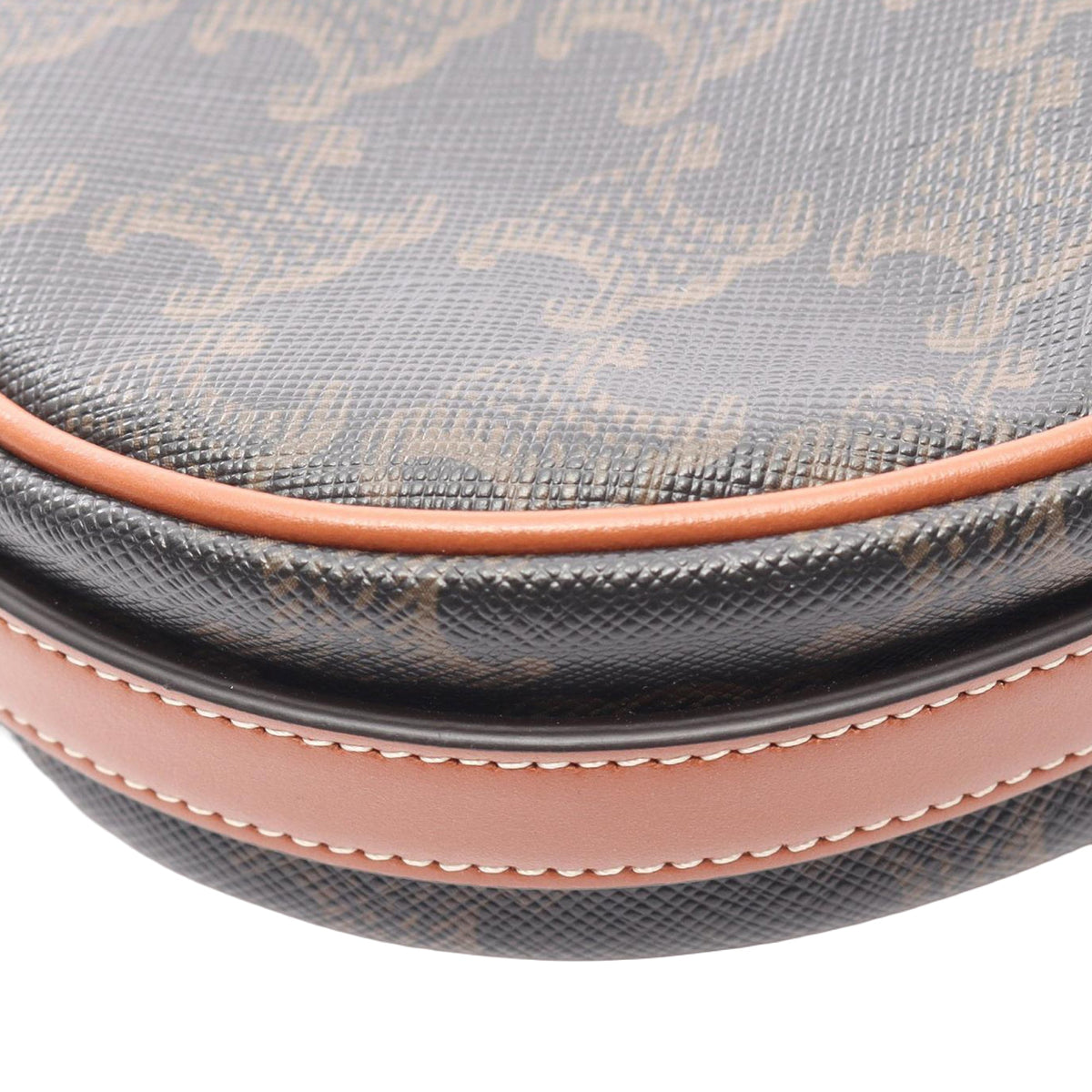 Celine Mini Triomphe Coated Canvas Ava Shoulder Bag