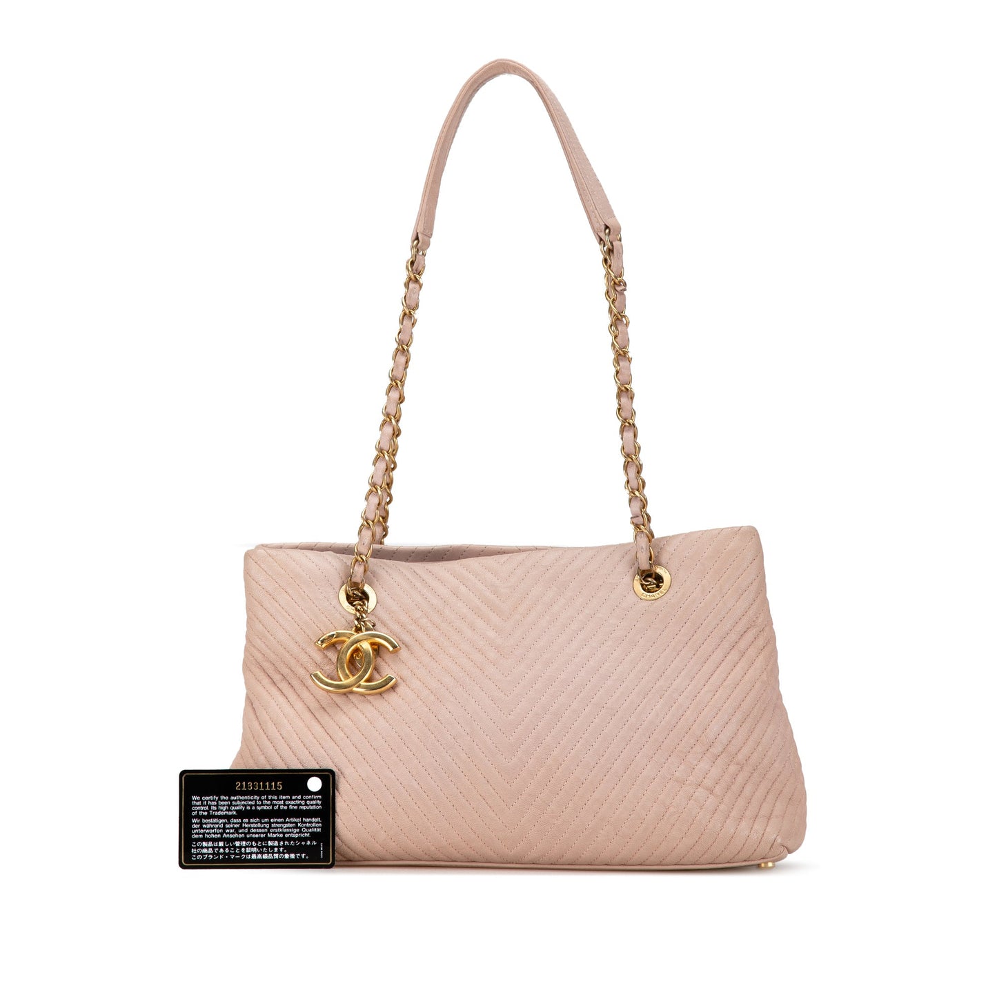 Chanel Large Chevron Calfskin Surpique Tote
