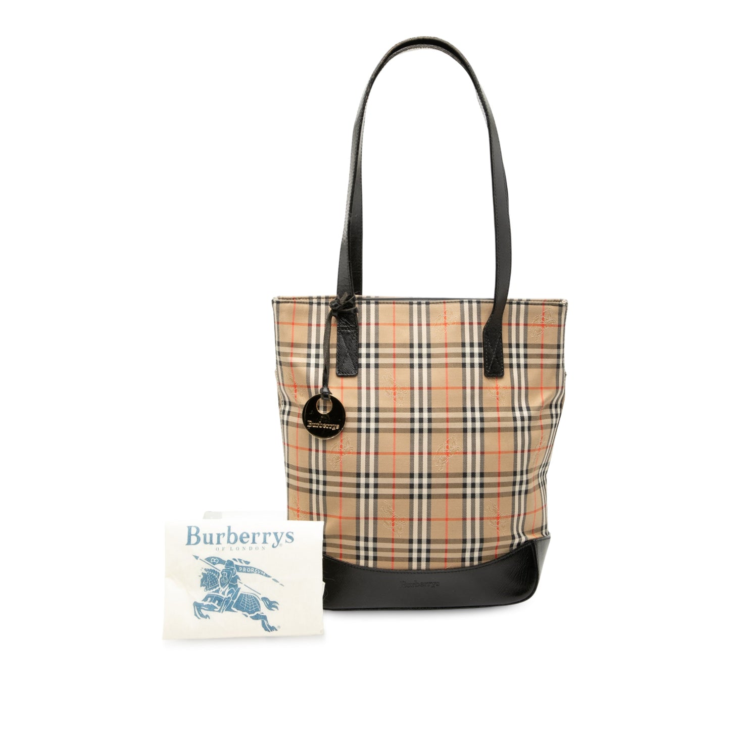 Burberry Haymarket Check Canvas Tote
