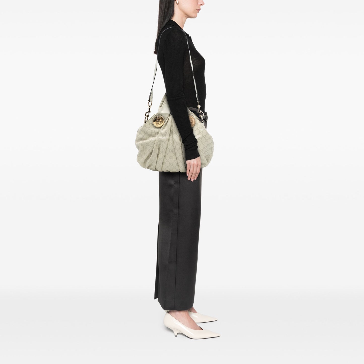 Gucci Medium Guccissima Hysteria Satchel
