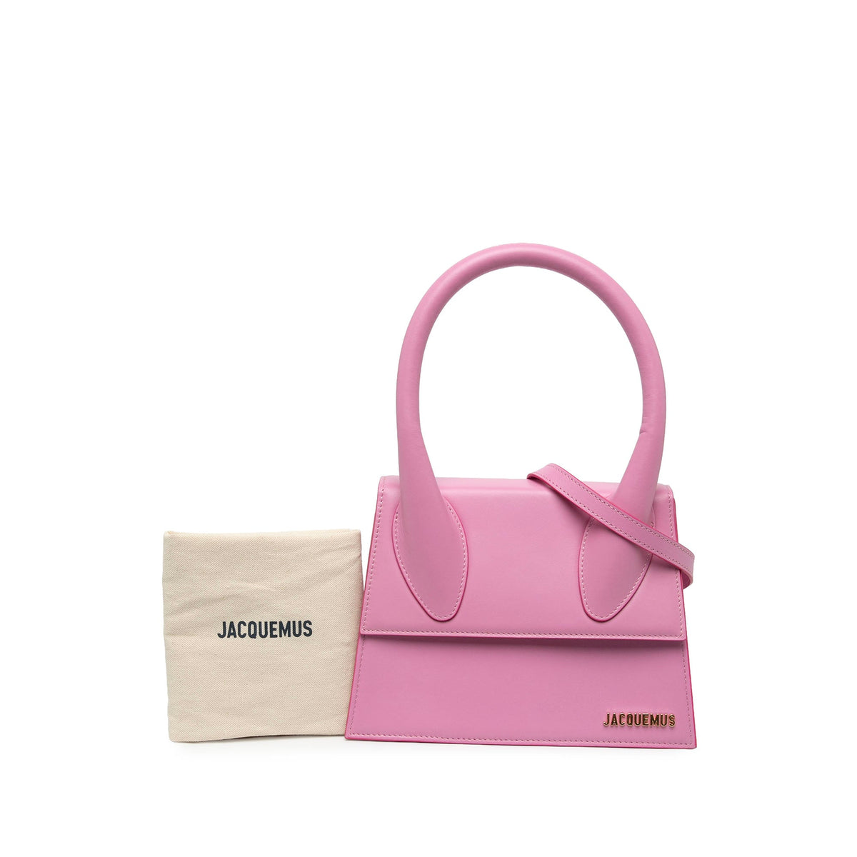 Jacquemus Smooth Calfskin Le Grand Chiquito — Pink