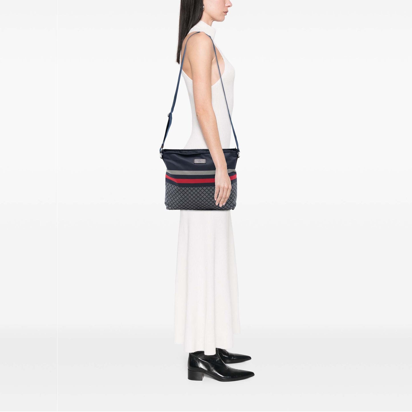 Gucci Diamante Nylon Web Crossbody