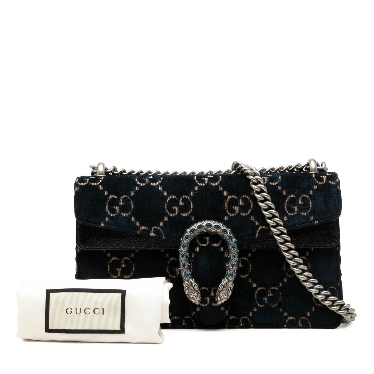 Gucci Medium GG Velvet Dionysus Crossbody