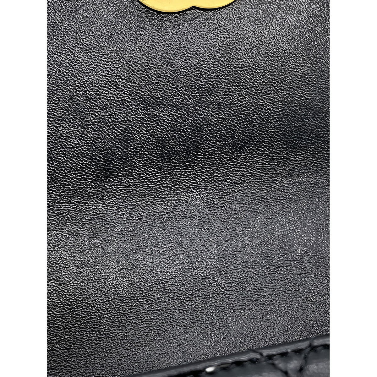 Chanel Mini CC Quilted Lambskin Logo Chain Flap — Black