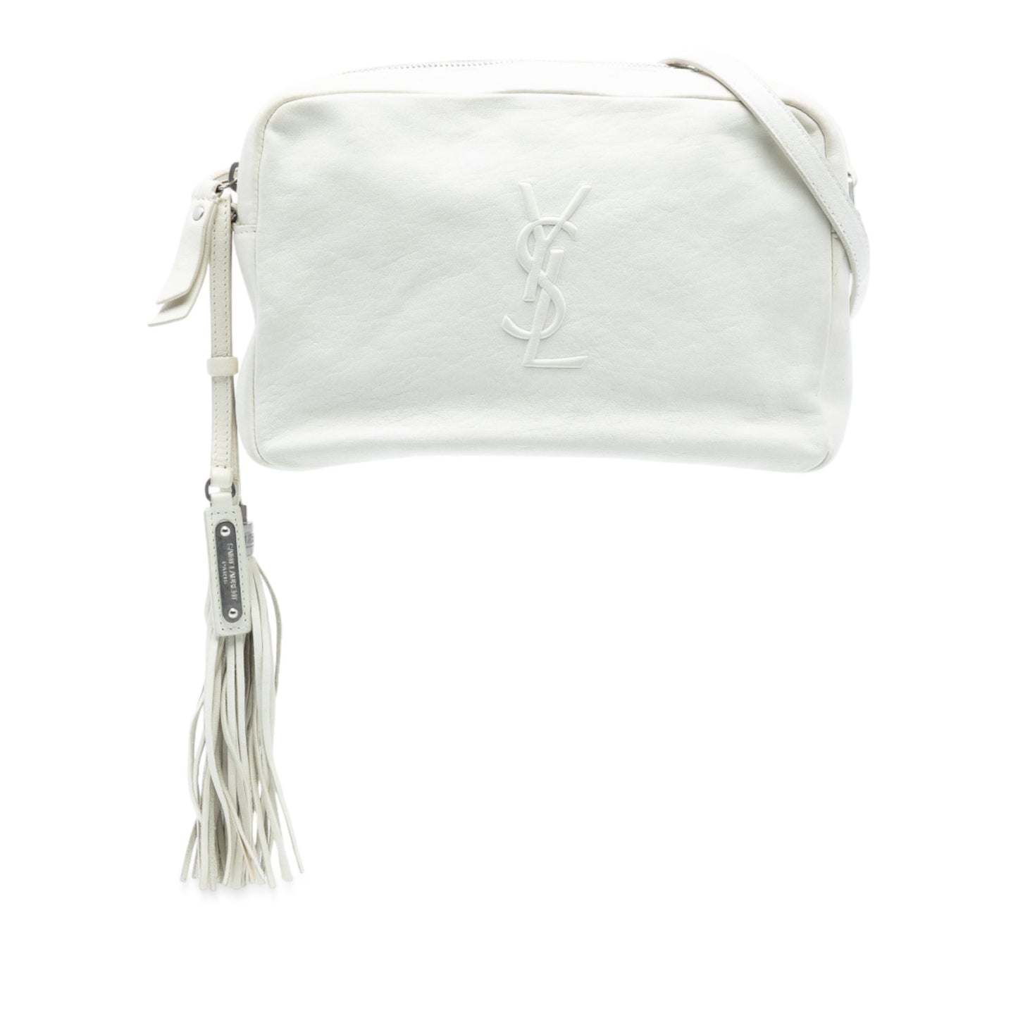 Saint Laurent Small Lambskin Monogram Lou Camera Bag