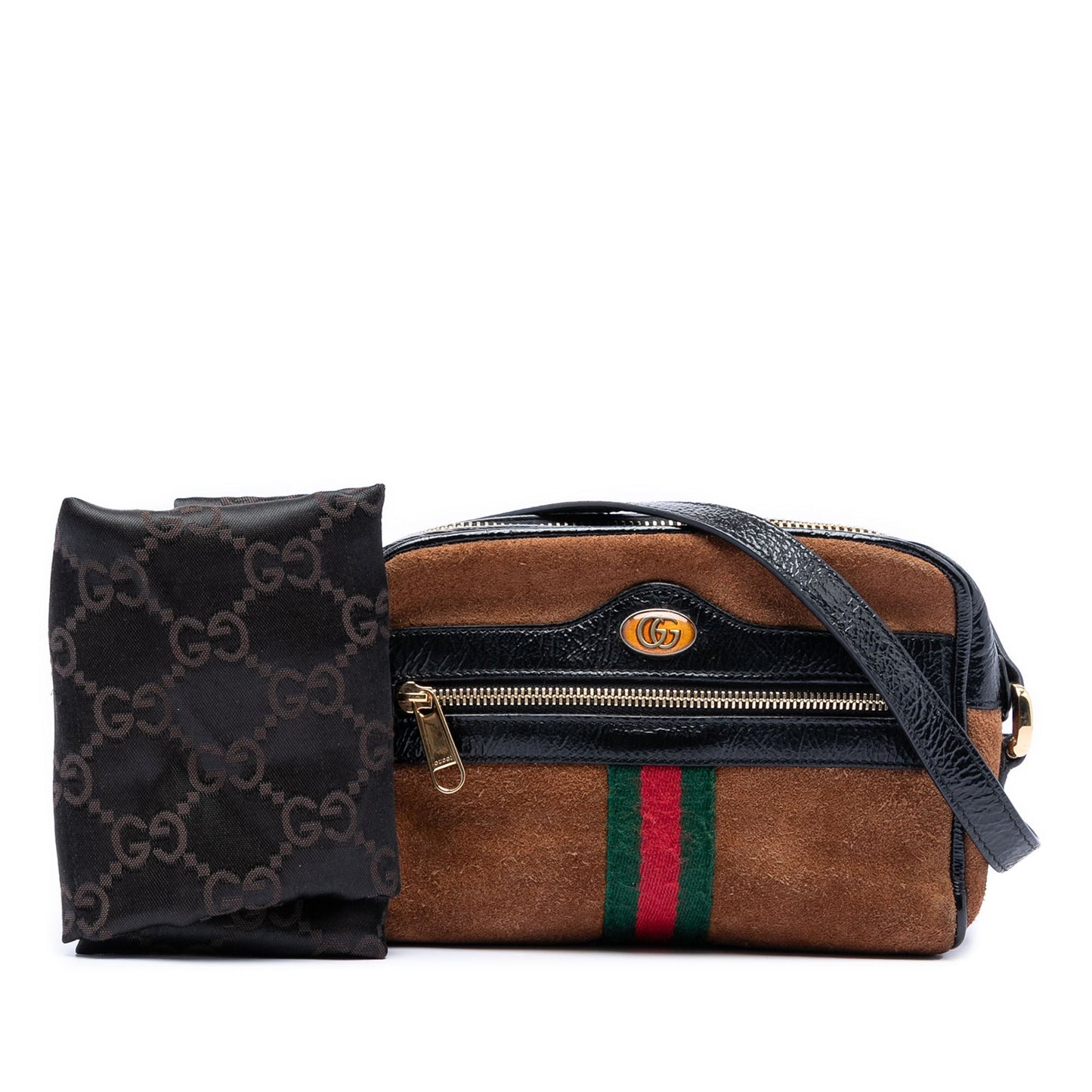 Mini Suede Web Ophidia Crossbody