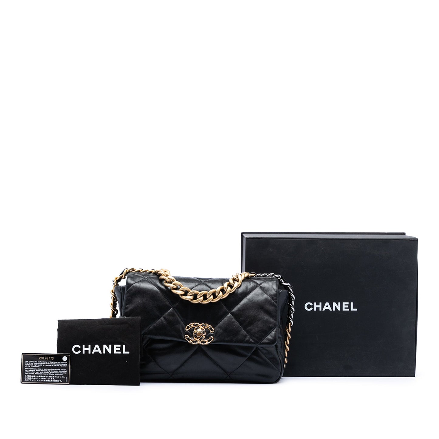 Chanel Large Lambskin 19 Flap