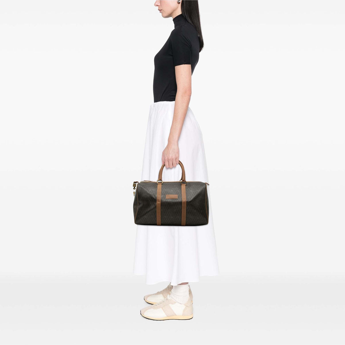 Dior Honeycomb Coated Canvas Boston Bag