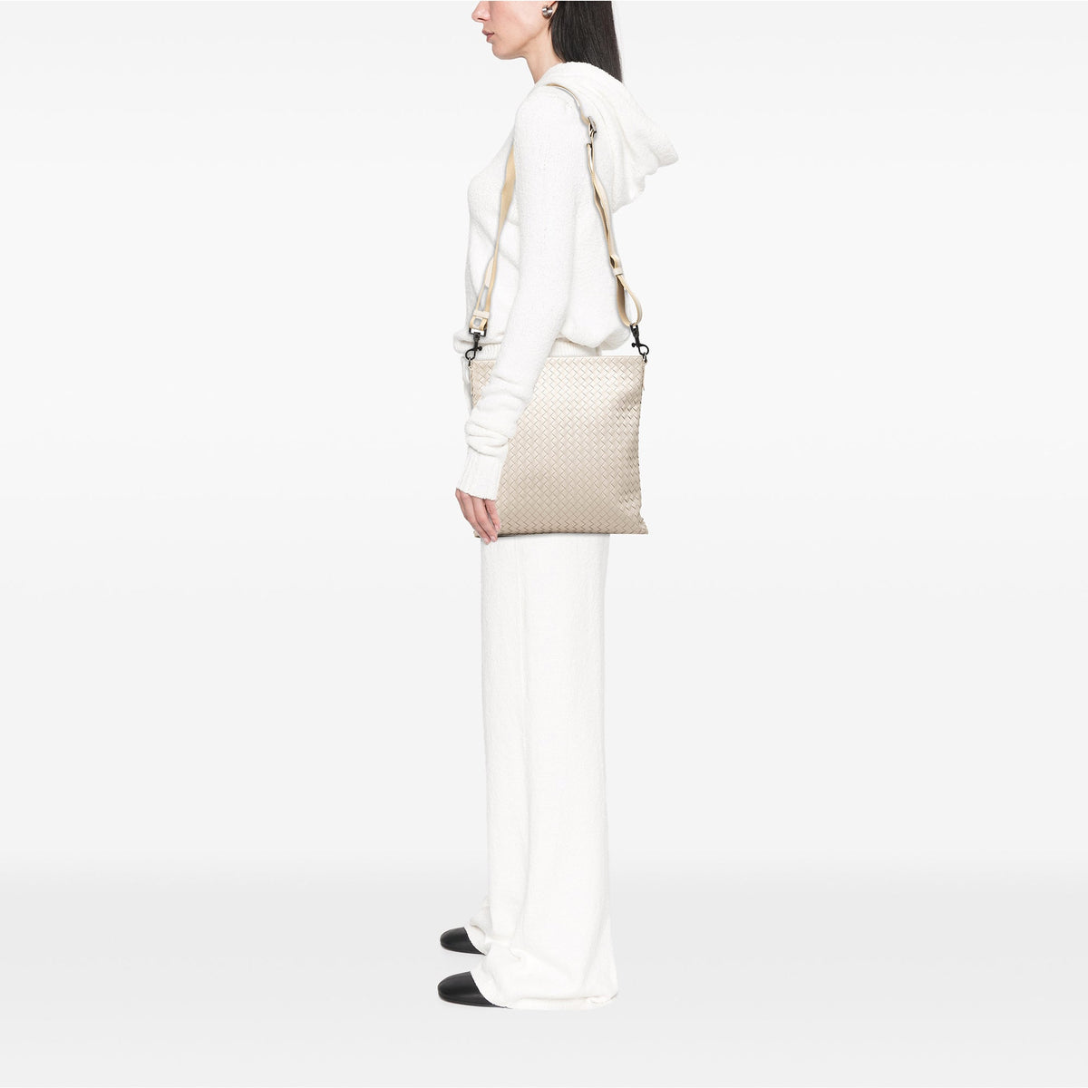 Bottega Veneta Nappa Intrecciato VN Crossbody — Brown